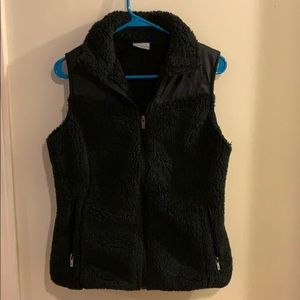 Black Columbia Sherpa Vest